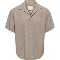Only & Sons Skjorta 'ONSLatham' mörkbeige