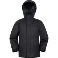 Mountain Warehouse Barn/Kids Torrent vattentät jacka med tejpade sömmar (Jet Black)