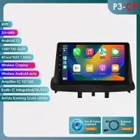 Hizpo 4G 9 Android 12 bilradio GPS för Renault Megane 3 Fluence 2008 - 2014 Samsung SM3 2Din Carplay Auto Stereo HeadUnit Navigation Intelligent Screen P3CP 4Core 2G 64G AI