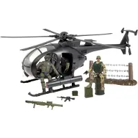 World Peacekeepers 1:18 stridshelikopter inkl. 2 figurer