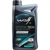 WOLF Officialtech C5 Rfe Sae 0w-20 Motorolja 1l
