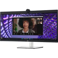 Dell P3424WEB - LED-skärm - böjd - 34" - 3440 x 1440 UWQHD @ 60 Hz - IPS - 300 cd/m² - 1000:1 - 5 ms - HDMI, DisplayPort, USB-C - högtalare - med 3...