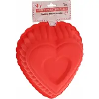 La Cucina silikonbakform hjärtform 25 x 16 x 7 cm