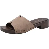 Tamaris Pantolette mörkbeige