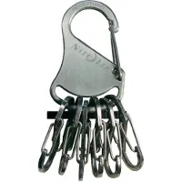 Nite Ize Nyckelkarbinhake NI-KRS-03-11 KeyRack 6 S-Biner Silver 1 st