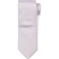 Suitable Slips Sidensläp Dots Off White Off-White