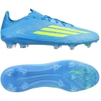 Adidas F50 Pro FG Ice Cold Precision - Lucid Ray Blue/Gul/Lätt Funktionell Aqua - Gräs (FG), storlek 36