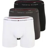 Tommy Hilfiger Underwear Boxershorts mörkgrå / svart / vit