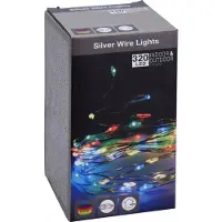 Christmas Decoration Julbelysning batteridrivna sladdgirlander 320 LED multicolor