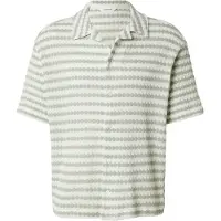 Selected Skjortor med korta ärmar SLHDYLAN SS OVERSHIRT man - Beige - EU L