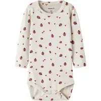 Name it Body l/ä - Bomull/Modal - NbfHaline - Peyote Melange m. - - 62 - Body L/Ä