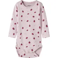 Name it Sparkdräkt/body 'NBFHALINE' rosé / mörkrosa / svart