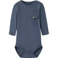 Name it Body l/ä - Bomull/Modal - NbmHowel - Vintage Indigo - - 68 - Body L/Ä