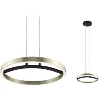 Paulmann Melira 94928 Pendellampa LED LED fast installerad 24 W Svart (matt), Guld