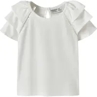 Name it T-shirt - Bomull/Modal - NmfHuda - Bright White - - 4 år (104) - T-shirt