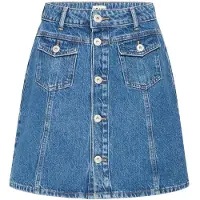 Ichi Kjol 'IHPamila' blå denim
