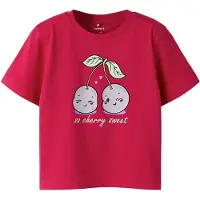 Name it T-shirt 'NMFHENISA' pastellgrön / pastelllila / grenadine / vit