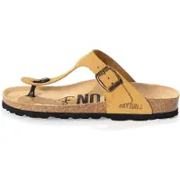 Bayton Pantolette 'Mercure' saffran / antracit