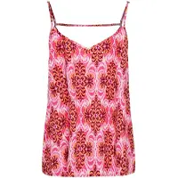 ONLY Topp 'ONLNOVA LIFE PARIS' mauve / orange / fuchsia
