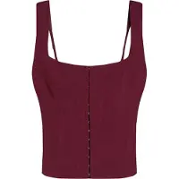 Bershka Topp burgunder