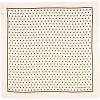 Coach Scarf 'APPLE DOT' beige / svart