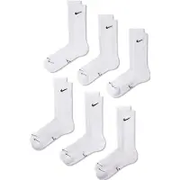 Nike Everyday Elevated 6 Pack Socks white/black, XL