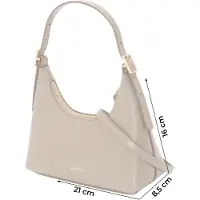 Calvin Klein Axelremsväska taupe
