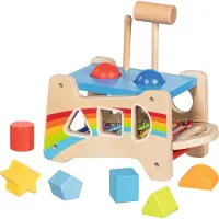 Goki Hammer Bench With Xylophone 58304 Pedagogisk Leksak