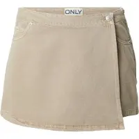 ONLY Kjol mörkbeige
