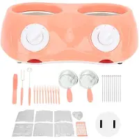 Vestidos Chokladsmältare Elektrisk Chokladfondue Smältmaskin med Dubbelgryta Köksredskap EU L rosa