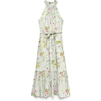 Vero Moda Sommarklänning 'VMEASY JOY' gul / oliv / rosa / vit