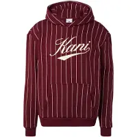 Karl kani Sweatshirt kräm / mörkröd