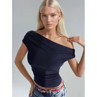 Hiccups for Kids Asymmetrisk Hals En-axlad Sandy Blus