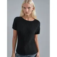 Hiccups for Kids Texturerad Crew Neck Blus