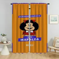 Household supplies MH Mafaldas Heminredning Gardiner 2 Delar Vardagsrumsgardin Halloween Dekoration Tyll för Sovrumsavskärmning Rullgardiner Kök W50xH70cmx2pcs-CL