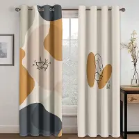 A Family Of Home Textiles Geometrisk japansk stil Nordisk vind Abstrakt konst Polyester Morandi färgblock tunna gardiner för heminredning i vardagsrummet i sovrummet 140W160H(CM)55x63in&Hook