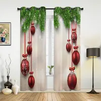 Household supplies MH Klocka Juldekoration Snöflinga Gåva Fönstergardiner Heminredning Vardagsrumsgardiner Barnrum Cortinas För Kök Sovrum 135W x 60H(cm) x1