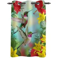 Binchi Outdoor Equipment Thanksgiving Pumpa Lönnlöv Gardiner för Vardagsrum Kök Fönstergardin Lyxiga Gardiner för Sovrum Barn 135W x 60H(cm)