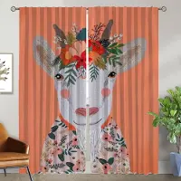 Household supplies MH Ankare Myggnät för Vardagsrumsgardin Tyll för Sovrum Heminredningsgardiner 2 Delar Halloween Dekoration W50xH70cmx2pcs-CL