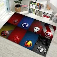 Jacket-pa Disney Kingdom Hearts Rund Matta, Halkfri Lekmatta Golvmatta för Vardagsrum Sovrum Barnrum Rund Matta, Slitstark Tvättbar Matta 40x60cm (16x24in)