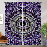 Household supplies MH Eleganta rumsgardiner för vardagsrum Trippy Livfulla Mandalor Tyll för sovrum Heminredningsgardiner 2 Delar Fönstergardin W50xH70cmx2pcs-CL