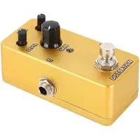 GoolRC Elektrisk Gitarr Effektpedal Enkel Block Mini Modulationsförstärkare Simuleringspedal Gyllene gyllene