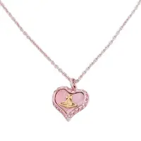 Vivienne Westwood Hjärthalsband Damhalsband Rosa 63020103-02G208 Basic Packaging-Dust Bag+Box