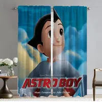 Household supplies MH Mörkläggningsgardin för rum 2 paneler Astro Boy gardiner för sovrum heminredningsgardiner rumsavdelare skuggor Halloween-dekoration W50xH70cmx2pcs-CL