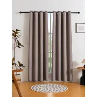 Household supplies MH 1 st minimalistisk stil enfärgade isolerings- och solskyddsgardiner lämpliga för sovrum, vardagsrum, balkonger 1.3x1.6m&Grommet Top