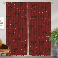 Household supplies MH Fönstergardin för Rum 2 Paneler Julavdelningsgardiner för Sovrum Heminredningsgardiner Halloween Dekoration Rullgardiner W50xH70cmx2pcs-CL