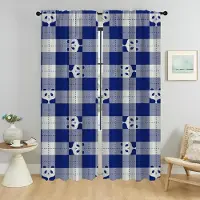 Household supplies MH Nyanser Kanin Heminredning Gardiner 2 Delar Tyll för Sovrum Halloween Dekoration Skiljevägg Mörkläggningsgardin för Rum 2 Paneler W50xH70cmx2pcs-CL