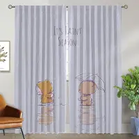 Household supplies MH Köksgardiner 2 Delar Mjölkbjörnar Heminredningsgardiner för Kamera Mörkläggningsgardin Tyll för Sovrum Halloweendekoration W50xH70cmx2pcs-CL