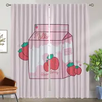 Household supplies MH Mjölkgardiner Barnrumsgardiner för Sovrum Mörkläggningsgardin Avskärmning Halloweendekoration Persienner Vardagsrum Kök Elegant Hem W50xH70cmx2pcs-CL
