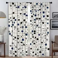 Household supplies MH Gardiner för heminredning 2 delar Diamant Köksgardiner för vardagsrum Gardin Tyll för sovrum Halloweendekoration Rullgardiner W50xH70cmx2pcs-CL